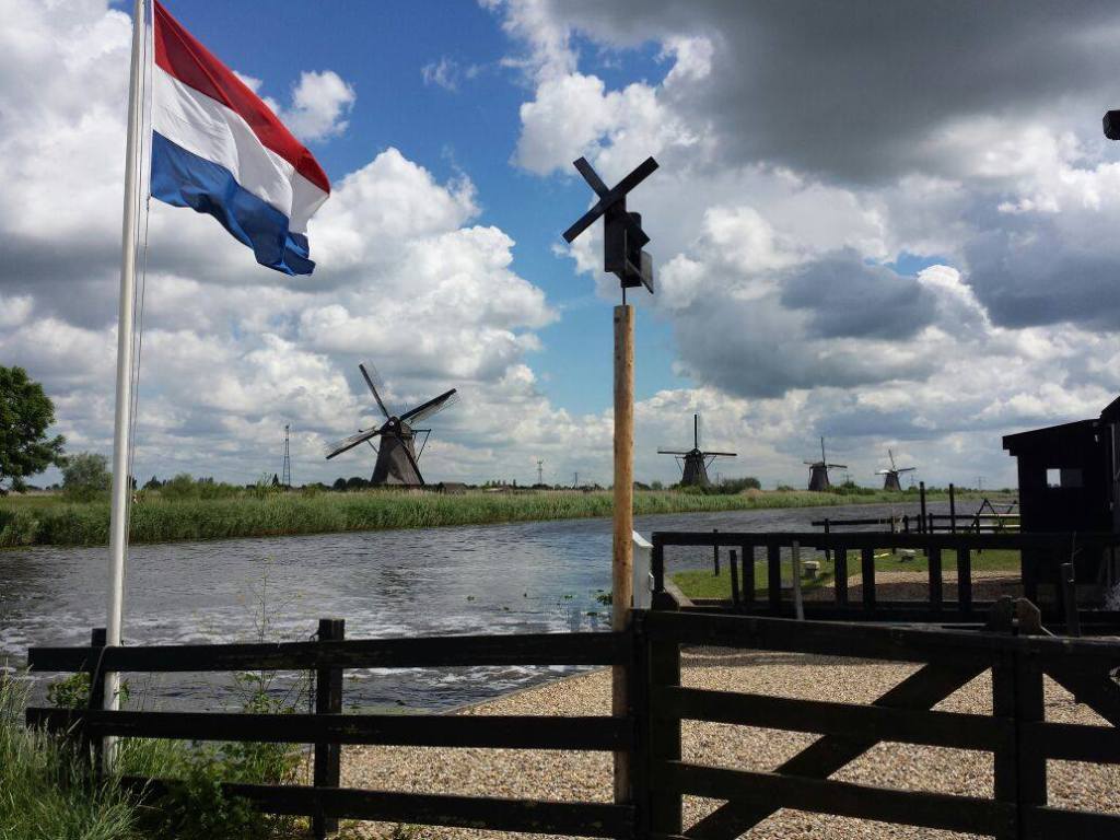 Tulipani, biciclette e mulini. A pedalare tra i canali di&nbsp;Kinderdijk